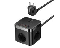 Baseus PowerCombo Universal Negro Corriente alterna Interior