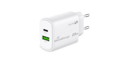 MediaRange MRMA112-2 mobile device charger Smartphone, Tablet White Power Fast Charge Indoor