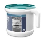 Distributeur tork reflex essuie-mains m4 performance   portable devidage central     coloris blanc et turquoise