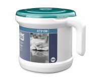 Distributeur tork reflex essuie-mains m4 performance   portable devidage central     coloris blanc et turquoise