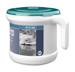 Distributeur tork reflex essuie-mains m4 performance   portable devidage central     coloris blanc et turquoise