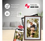 Cygnett Frameo digital photo frame Black, Brown, White 25.6 cm (10.1") Touchscreen Wi-Fi