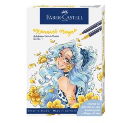 Coffret faber castell romantic manga contenu 23     unites