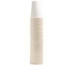 50 Gobelets en carton, 20 cl - Blanc
