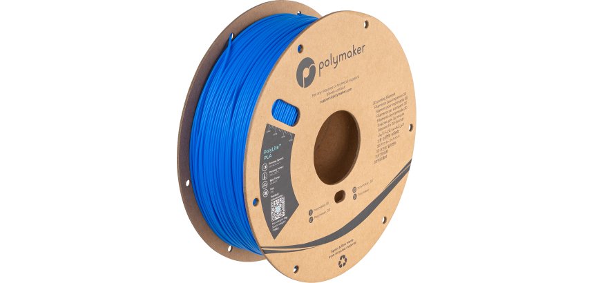 Polymaker PA02064 matériel d'impression 3D Acide polylactique (PLA) Bleu 1 kg