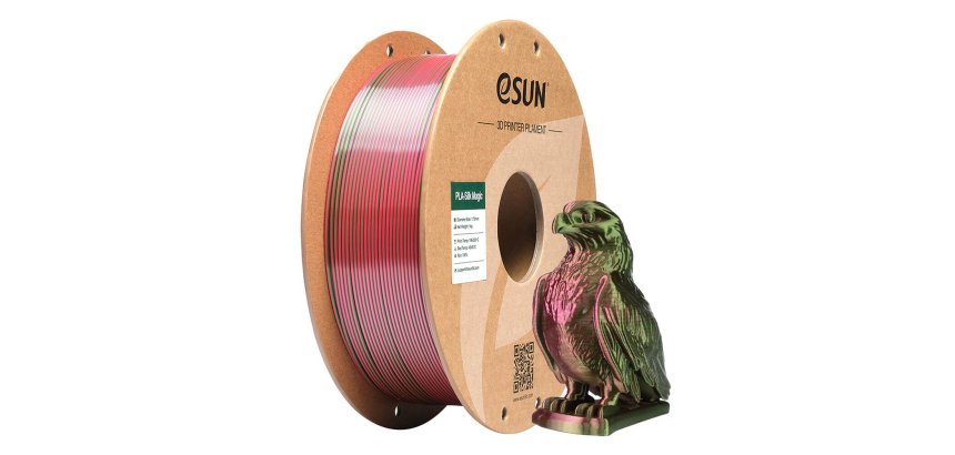 eSUN EPLA-SILK MAGIC Polymilchsäure (PLA) Rot, Grün 1 kg