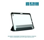 Mobilis 060021 étui pour tablette 27,9 cm (11") Folio porte carte Noir, Transparent