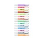 Surligneur stabilo swing cool pastel edition format stylo   pointe biseautee trace 1/4mm  clip coloris zeste de citron