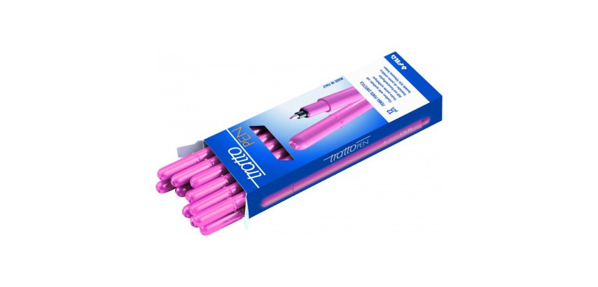 Tratto Pen penna tecnica Fine Rosa 12 pz