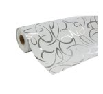 Prem.80g,rl 50x0,7m Arabesques argentées - Argent