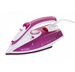 Severin BA3243 Ferro da stiro a secco e a vapore 2400 W Rosso, Bianco