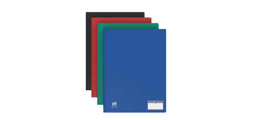 Protège-documents Oxford Memphis A4 20 vues / 10 pochettes couverture polypro
