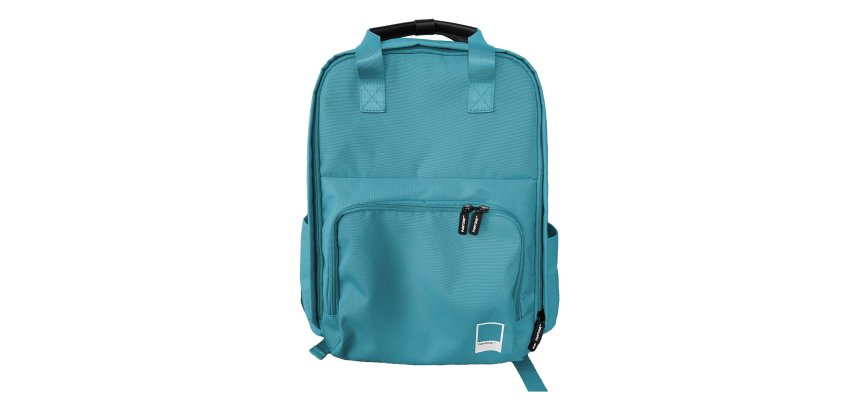 Pantone PT-BPK0021G backpack Casual backpack Aqua colour Polyethylene, Polyurethane (PU)