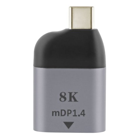 T'nB MINITCMNDP câble vidéo et adaptateur USB Type-C Mini DisplayPort Noir, Gris foncé