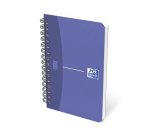Carnet Oxford office Essentials 9x14cm petits carreaux 5mm 100 pages reliure spirale couverture carte coloris assortis