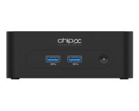 Chip PC iX ] Intel® Celeron® 5205U 8 Go DDR4-SDRAM 128 Go SSD linux Mini PC Noir