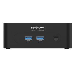 Chip PC iX ] Intel® Celeron® 5205U 8 Go DDR4-SDRAM 128 Go SSD linux Mini PC Noir