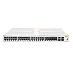 HPE Aruba Networking Aruba Instant On 1930 48G Class4 PoE 4SFP/SFP+ 370W Géré L2+ Gigabit Ethernet (10/100/1000) Connexion Ethernet, supportant l'alimentation via ce port (PoE) 1U Blanc