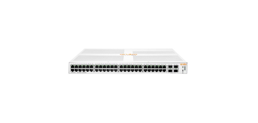 HPE Aruba Networking Aruba Instant On 1930 48G Class4 PoE 4SFP/SFP+ 370W Géré L2+ Gigabit Ethernet (10/100/1000) Connexion Ethernet, supportant l'alimentation via ce port (PoE) 1U Blanc