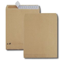 Pochette gpv kraft 120g 26 280x365mm soufflet 30mm anti-éclatement boîte 250 unités