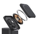 Baseus P10264100123-01 cargador de dispositivo móvil Universal Negro USB Cargador inalámbrico Carga rápida Interior