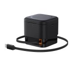 Baseus P10264100123-01 cargador de dispositivo móvil Universal Negro USB Cargador inalámbrico Carga rápida Interior