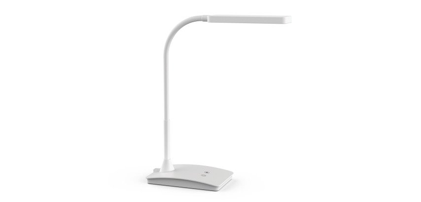 Lampe de bureau à LED pearly colour vario, blanc