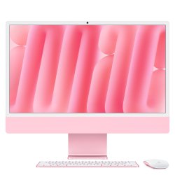 Apple iMac Apple M M4 59,7 cm (23.5") 4480 x 2520 pixels PC All-in-One 24 Go 512 Go SSD macOS Sequoia Wi-Fi 6E (802.11ax) Rose