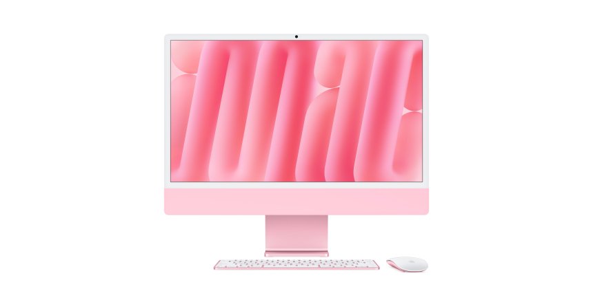 Apple iMac Apple M M4 59,7 cm (23.5") 4480 x 2520 Pixeles PC todo en uno 16 GB 256 GB SSD macOS Sequoia Wi-Fi 6E (802.11ax) Rosa