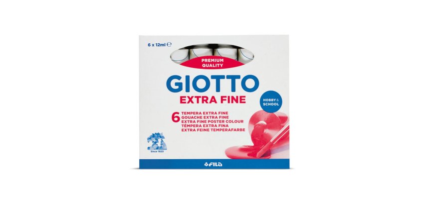 Giotto 352001 colore a tempera 12 ml Tubo Bianco
