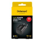 Intenso W30C² GaN Universal Schwarz Netzteil Schnelles Laden Innenbereich