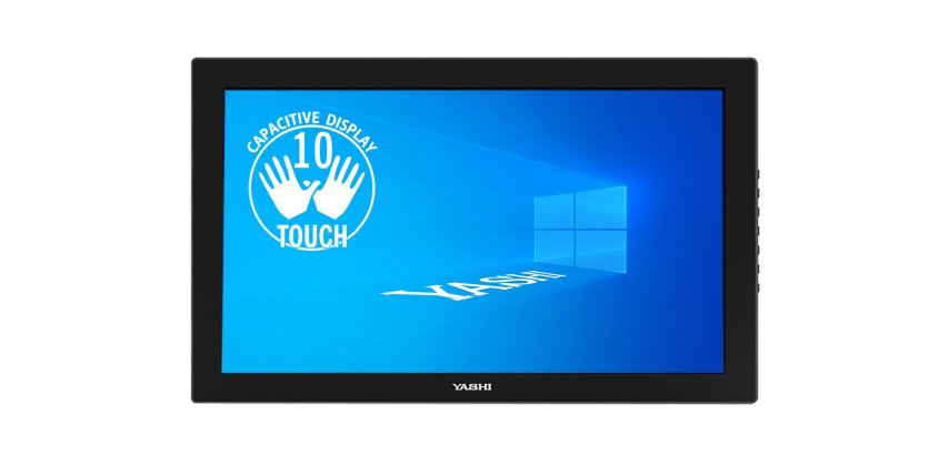 YASHI YZ2410 computer monitor 59.9 cm (23.6") 1920 x 1080 pixels Full HD LED Touchscreen Black