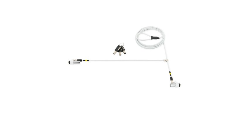 Mobilis 001331 cable antirrobo Blanco 1,8 m