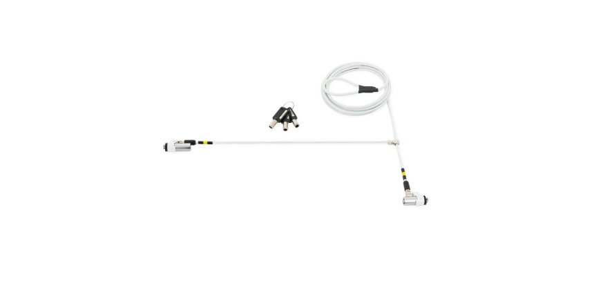 Mobilis 001331 câble antivol Blanc 1,8 m