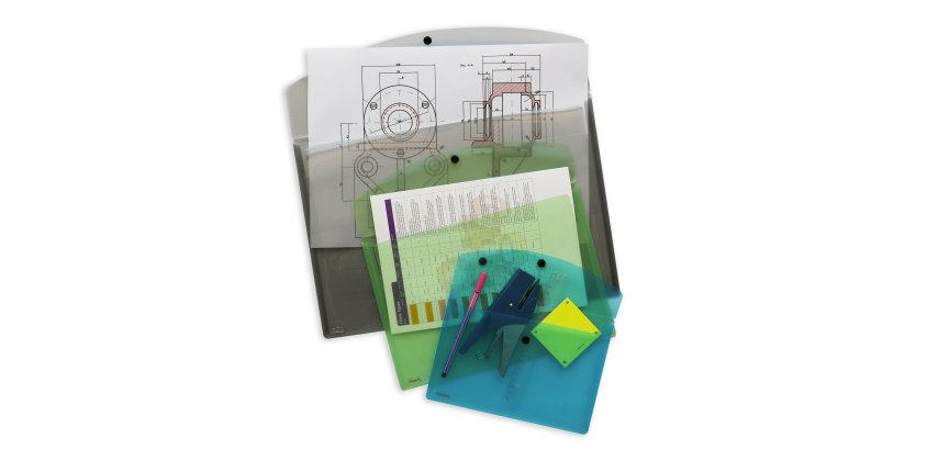 Favorit 400135730 folder Polypropylene (PP) Assorted colours A3