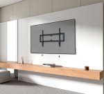 B-Tech Elements Fixed 600 Flat 2,03 m (80") Mur Noir, Bleu