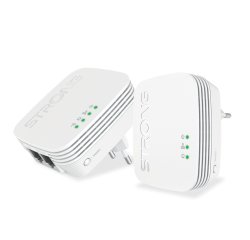 Strong POWERLWF600DUOMINI adattatore di rete PowerLine 600 Mbit/s Collegamento ethernet LAN Wi-Fi Bianco 2 pz