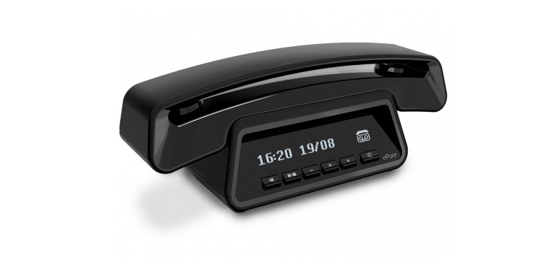 Alcatel ePure#3 Premium DECT telephone Caller ID Black
