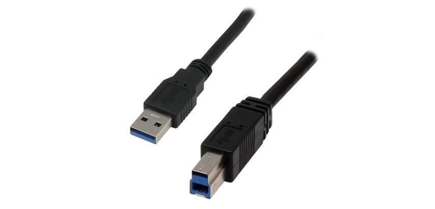 MCL MC923AB-2M/N câble USB USB A USB B 5 Gbit/s Noir