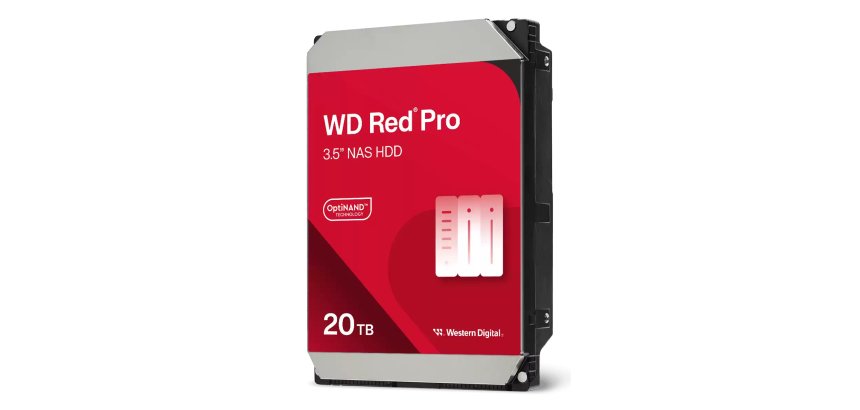 Western Digital Red Pro WD202KFGX disque dur 20 To 7200 tr/min 512 Mo 3.5" Série ATA III