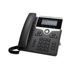 Cisco 7821 teléfono IP Negro, Plata 2 líneas