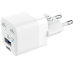 Vision TC-PUSBEU/30 chargeur d'appareils mobiles Ordinateur portable, Smartphone, Tablette Blanc Secteur Charge rapide Intérieure