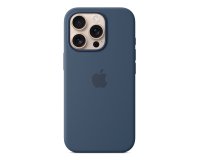 Apple Funda de silicona con MagSafe para el iPhone 16 Pro - Azul denim