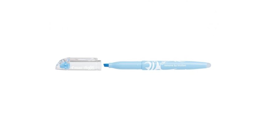 Surligneur pilot frixion light natural effacable       pointe moyenne biseautee      coloris bleu ciel