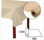 Nappe spunbond exacompta coloris ficelle rouleau       1,20x10m