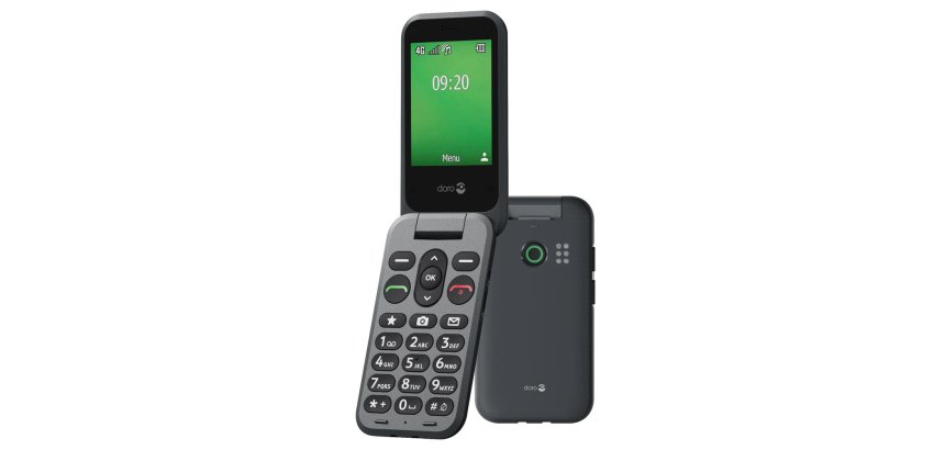 Doro Leva E20 7,11 cm (2.8") 127,8 g Noir Téléphone numérique