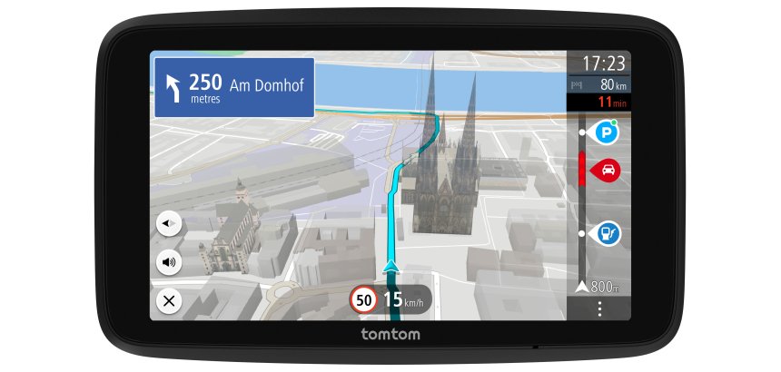 TomTom GO navigator Handheld/Fixed 15.2 cm (6") Touchscreen 270 g Black