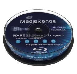 MediaRange MR501 disque vierge Blu-Ray BD-RE 25 Go 10 pièce(s)