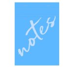 Bloc de bureau Notes agrafé en-tête A5 100 feuilles petits carreaux 60 g - Bleu clair