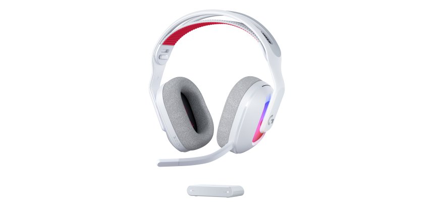 Logitech G Auriculares inalámbricos Astro A20 X LIGHTSPEED para gaming para PS5, Xbox, Switch y PC con PLAYSYNC AUDIO de dos sistemas, Bluetooth, RGB LIGHTSYNC y micrófono con varilla de 48 kHz, Blanco